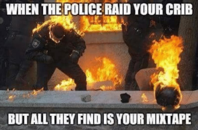 police raid