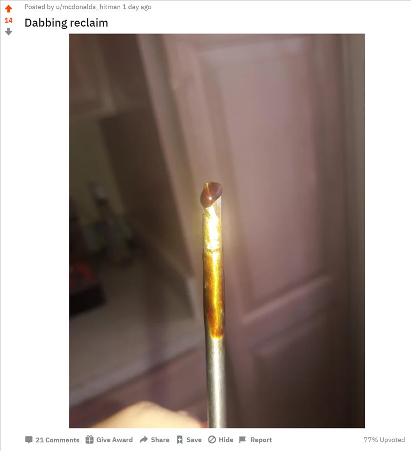 dabbing reclaim